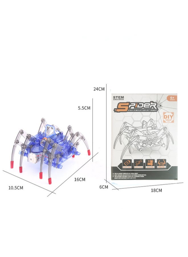 Generic - Science And Technology Small Production Invention Spider Robot Manual Diy Mechanical Gadget Stem Scientific Experiment Suit Toy A-Color:Chinese Version] Spider Robot Plus Battery [color Box] - Image 1