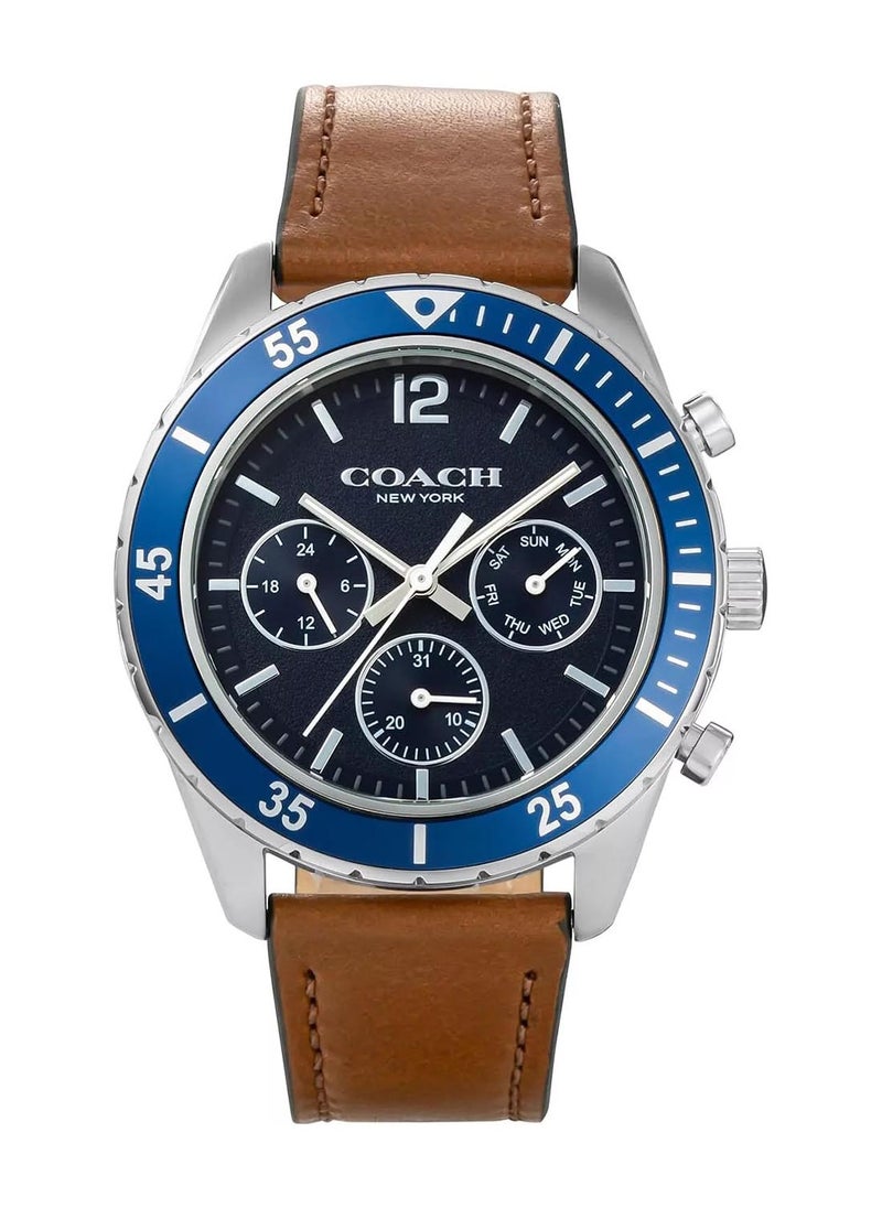 COACH COACH WATCHES ROUND ANALOG MEN'S BLUE CASE WATCH - 14602675  - Image 1
