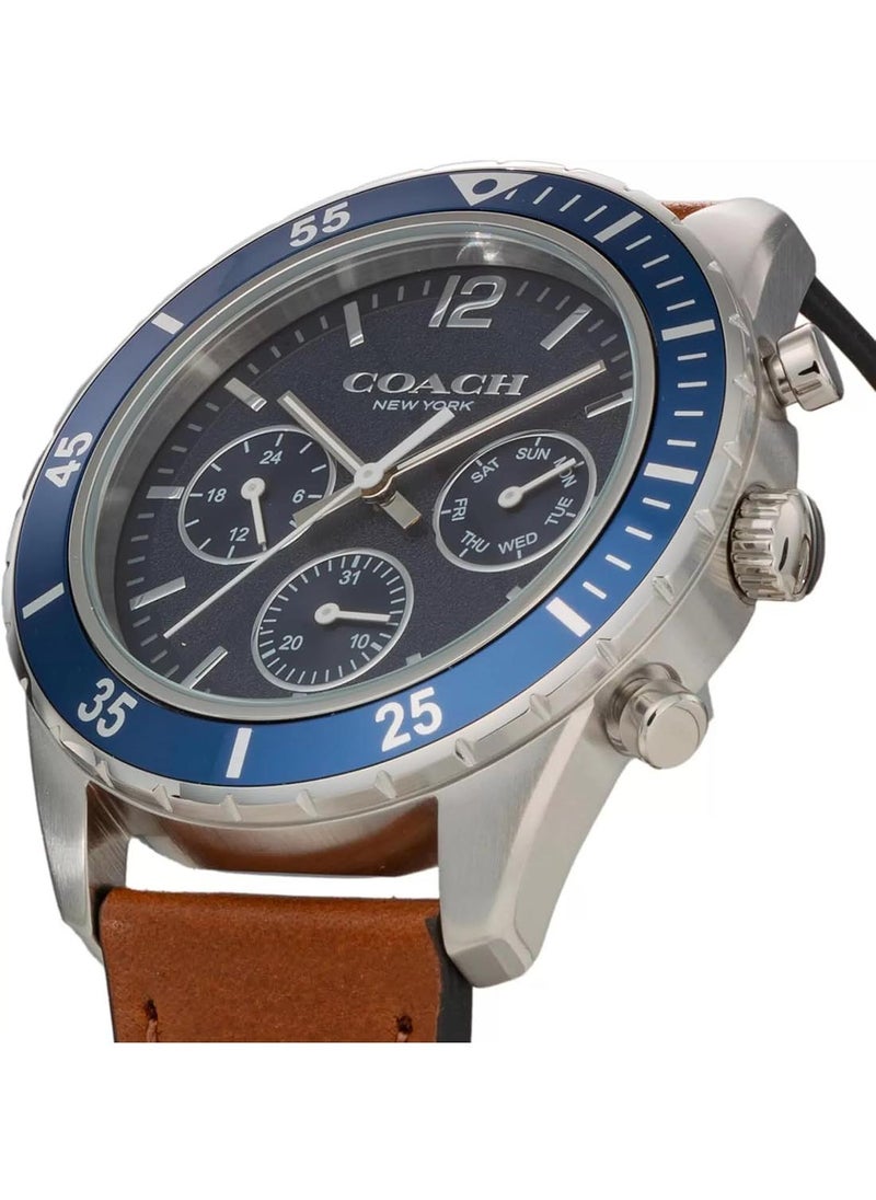 COACH COACH WATCHES ROUND ANALOG MEN'S BLUE CASE WATCH - 14602675  - Image 2