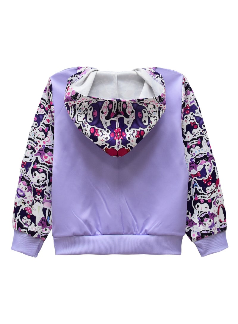 عام سترة أطفال بسحاب وهود من كرومي، قصة واسعة تناسب الخروجات اليومية. - Image 2