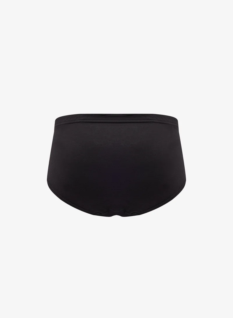Seventy Five Basics  3 Pack Tab On Waist French Briefs With Antibacterial Finish for Men | Best Price UAE