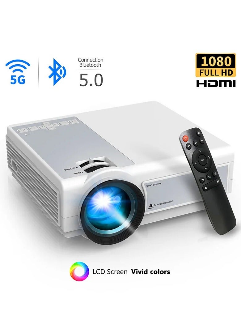 Global TFlag L36P Projector Full Hd 1080P 4K Wifi Mini LED Portable Projetor 2.4G 5G For Smartphone Video Home Office Camping - Image 1