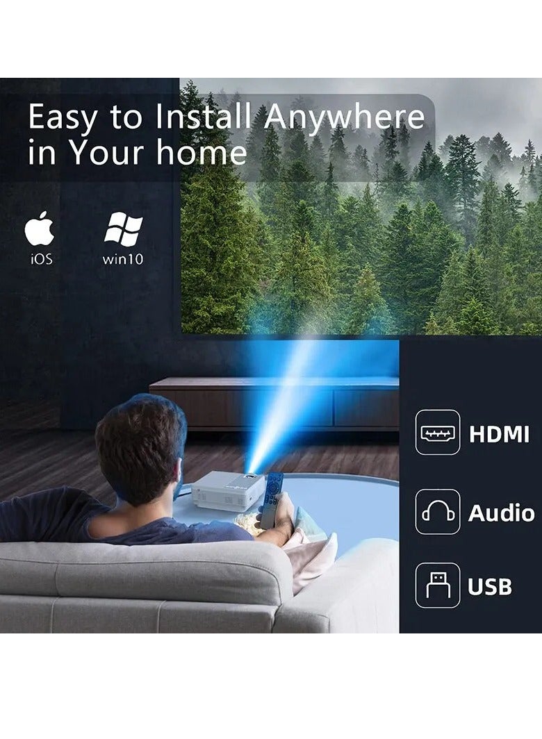 Global TFlag L36P Projector Full Hd 1080P 4K Wifi Mini LED Portable Projetor 2.4G 5G For Smartphone Video Home Office Camping - Image 2