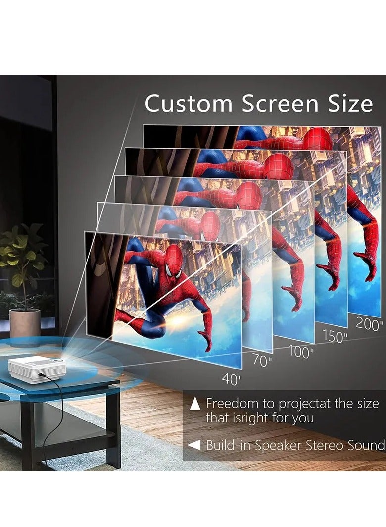 Global TFlag L36P Projector Full Hd 1080P 4K Wifi Mini LED Portable Projetor 2.4G 5G For Smartphone Video Home Office Camping - Image 4