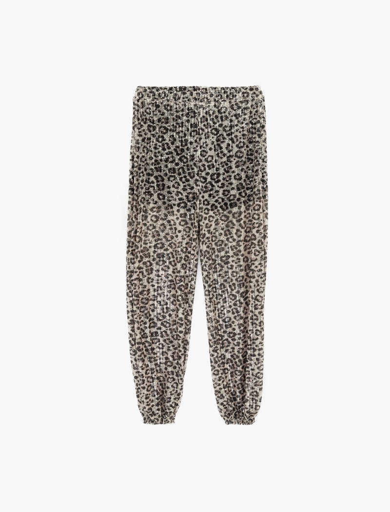 KOTON Leopard Printed Harem Pants - Image 2