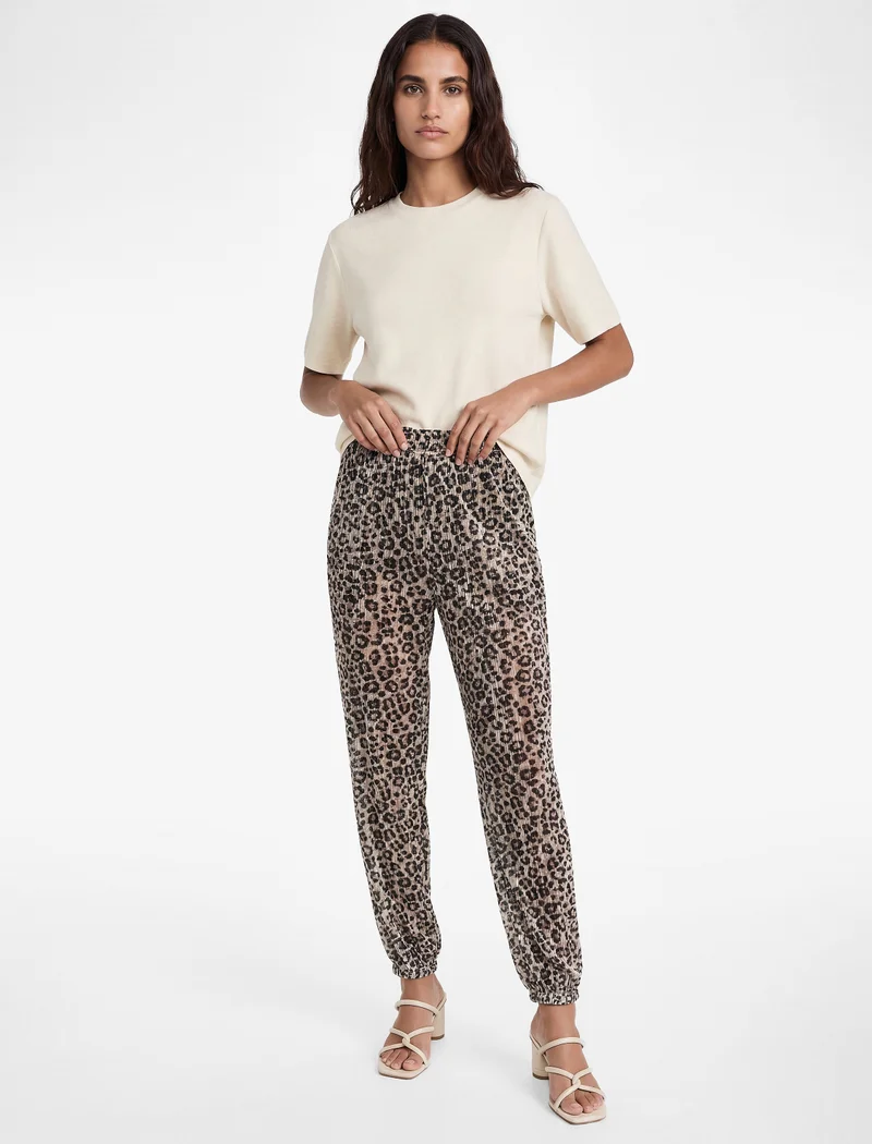 كوتون Leopard Printed Harem Pants