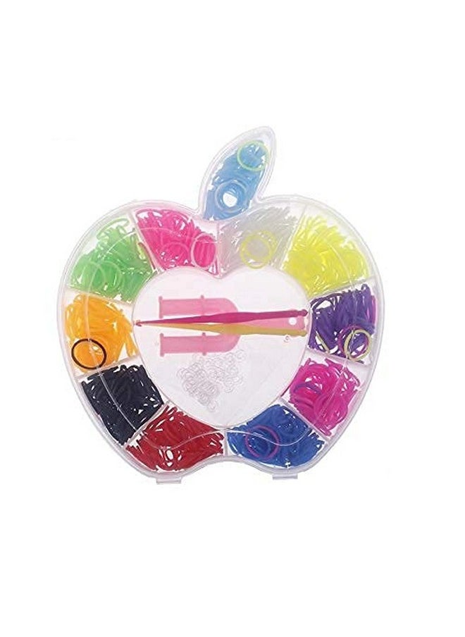 Perfect Pricee - Perfect Pricee® Latex Creative Rainbow Loom Bands Kit and Friendship Bracelet Making Looms Toys for Kids (Multicolor) (600 Looms) - Image 1