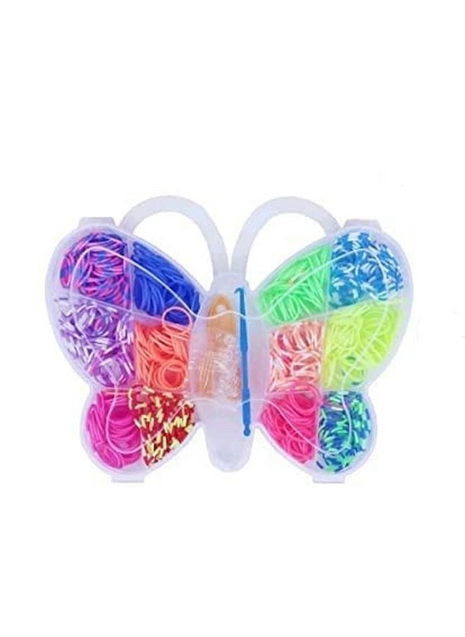 Perfect Pricee - Perfect Pricee® Latex Creative Rainbow Loom Bands Kit and Friendship Bracelet Making Looms Toys for Kids (Multicolor) (600 Looms) - Image 1