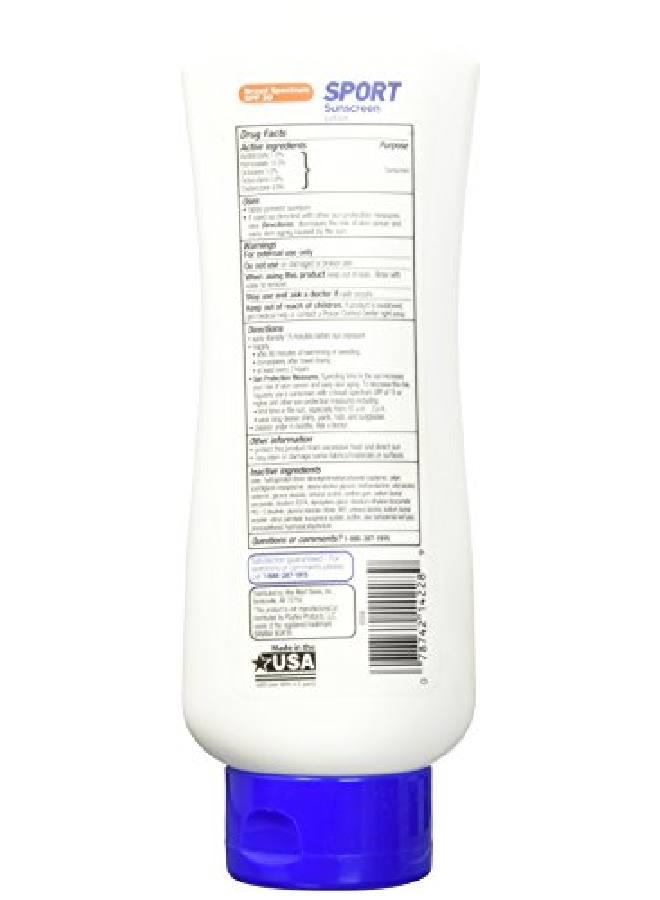 Equate لوشن الوقاية من الشمس الرياضي بعامل حماية من الشمس 30، 8 أونصات، مقارنة بمستحضر Banana Boat Sport - Image 3