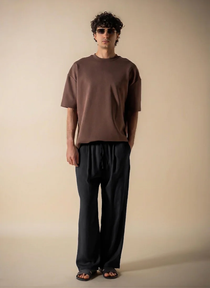 SHAPES RELAXED FIT SOFT COTTON TROUSERS