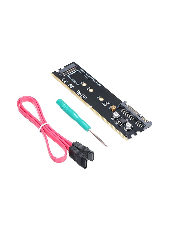 SATA To DDR M.2 Hard Disk Expansion Card Black - Image 4