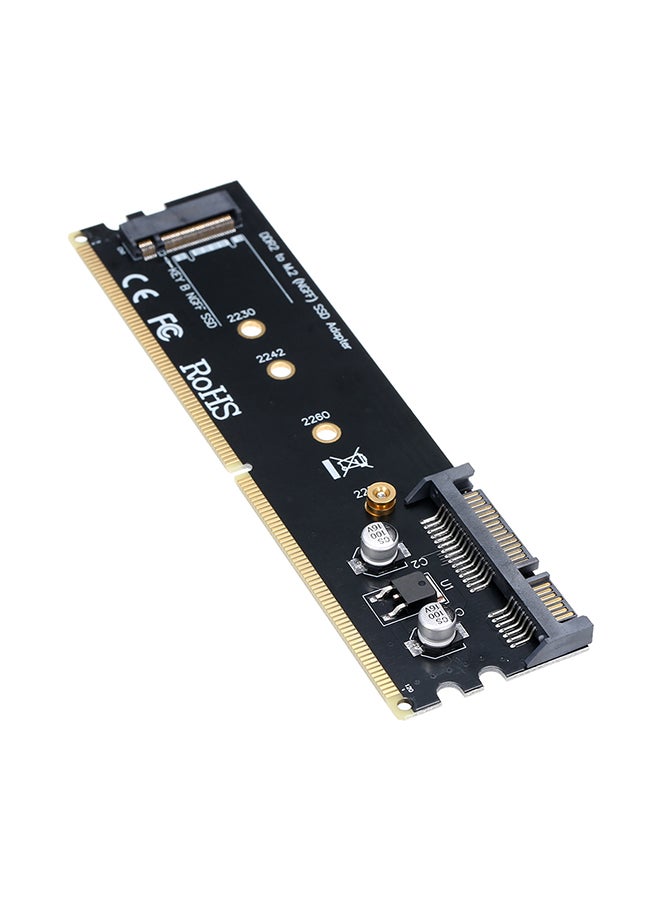 SATA To DDR M.2 Hard Disk Expansion Card Black - Image 3