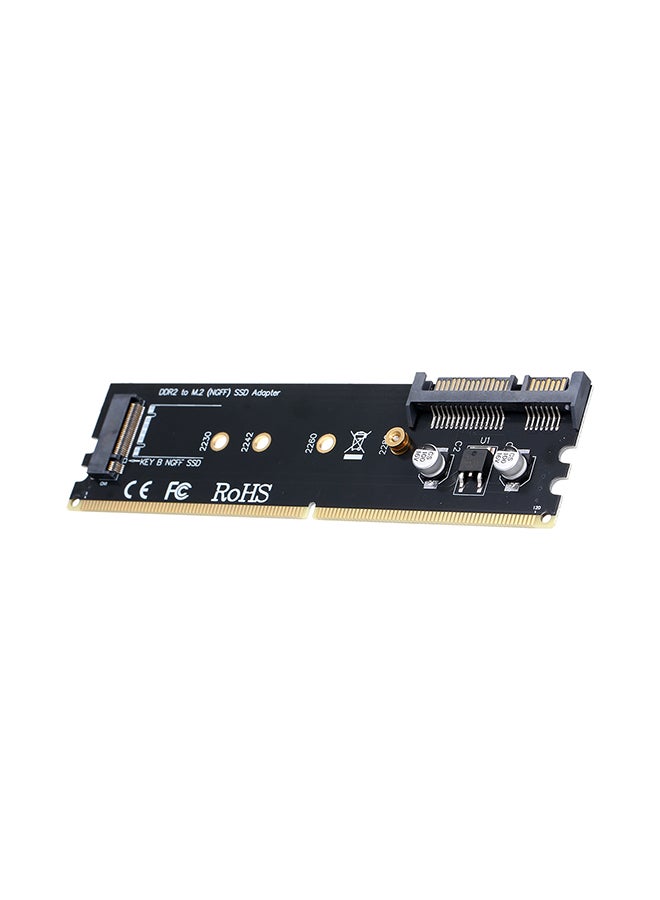 SATA To DDR M.2 Hard Disk Expansion Card Black - Image 1