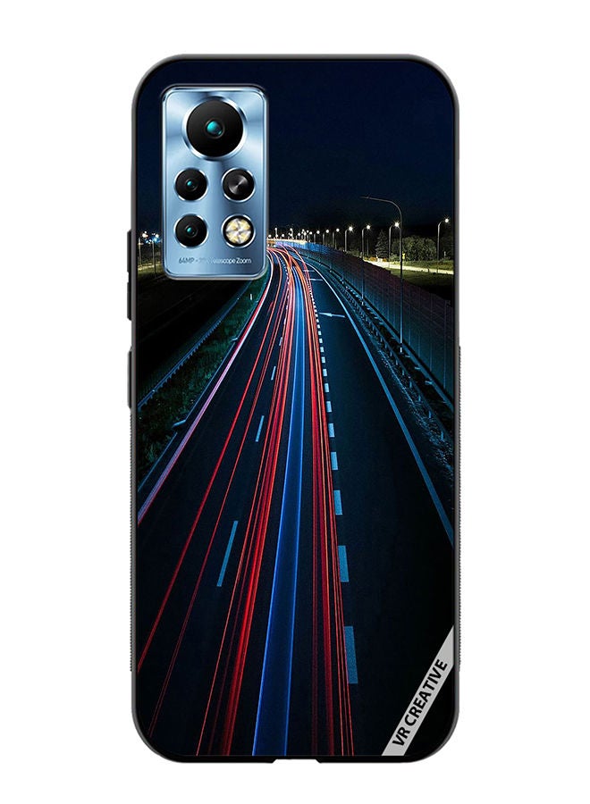 VR CREATIVE Protective Case Cover For Infinix Note 11 Pro Road Design Multicolour - Image 1