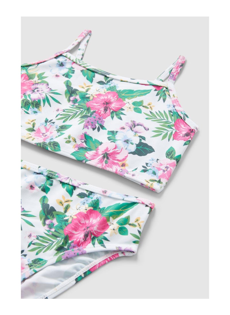 Blue zoo - Family Swim Younger Girls Floral Bikini - Image 1