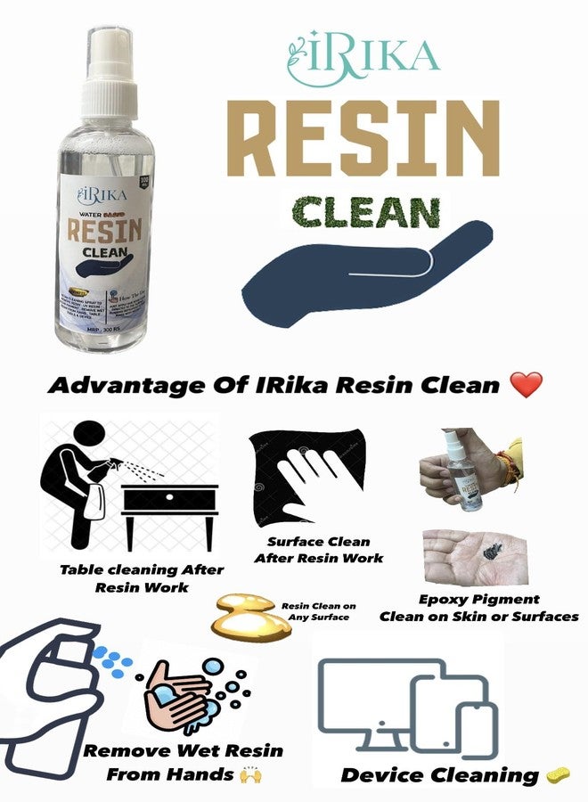 IRIKA RESIN CLEANER/Just Apply our Resin Cleaner Directly to the Hands, Rubbing Repeatedly and Then Rinse with water. / ART AND CRAFT/PACK 1 (50 ML) - Image 3