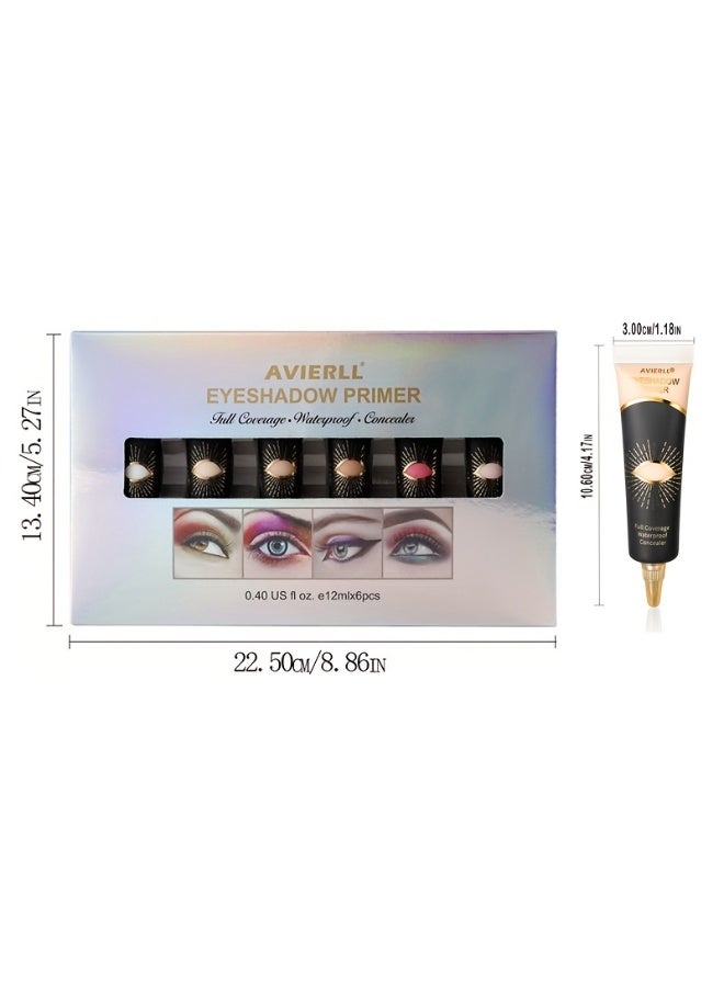 Avierll Full Coverage Waterproof Eye Shadow Primer & Concealer, 3# Wheat, 1 Piece - Image 4