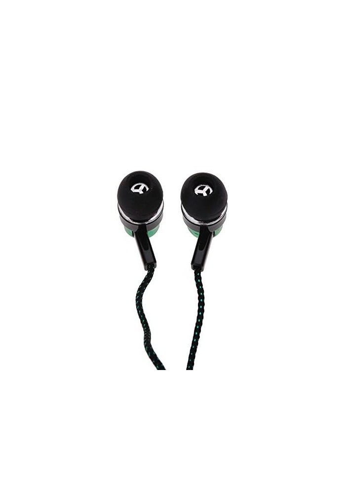 Generic In-Ear Noise Isolating Stereo Headset Green  - Image 3