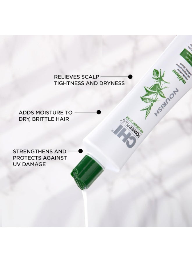 CHI PowerPlus Nourishing Conditioner, Hair Renewal System For A Healthy Scalp, Relieves Tightness & Dryness, Strengthens & Protects Against UV, 355 ML - Image 2