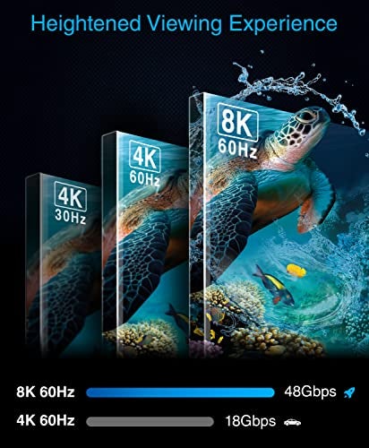 Kinivo 8K HDMI Switch (8K 60Hz, 4 in 1 Out, 48Gbps HDMI 2.1 Hub, Ultra HD Switcher, HDR10+, Dolby Atmos) - Compatible with HDTV, Nintendo Switch 2, PS5, Xbox, Apple TV - Image 2