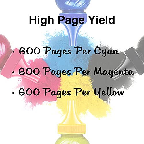 HI-VISION HI-YIELDS 9 Pack Compatible LC-103XL Ink Cartridges Replacement for Brother LC103XL 103XL Work with MFC-J4310DW J4410DW J4510DW J4610DW J4710DW Printers (3xCyan, 3xMagenta, 3xYellow) - Image 3