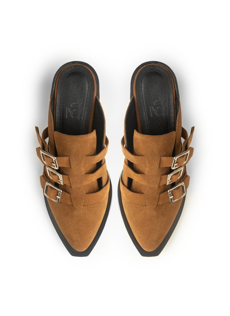 TGS Triple Buckle Heel Mules  - Image 3