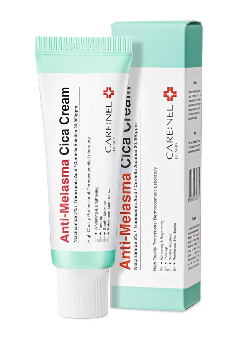 CARENEL Melasma Treatment Cream, Centella Asiatica Cream, Contains 5% Niacinamide, Soothes and Moisturizes,Brightens Skin Tone, Strengthens Skin Barrier 50ml - Image 1