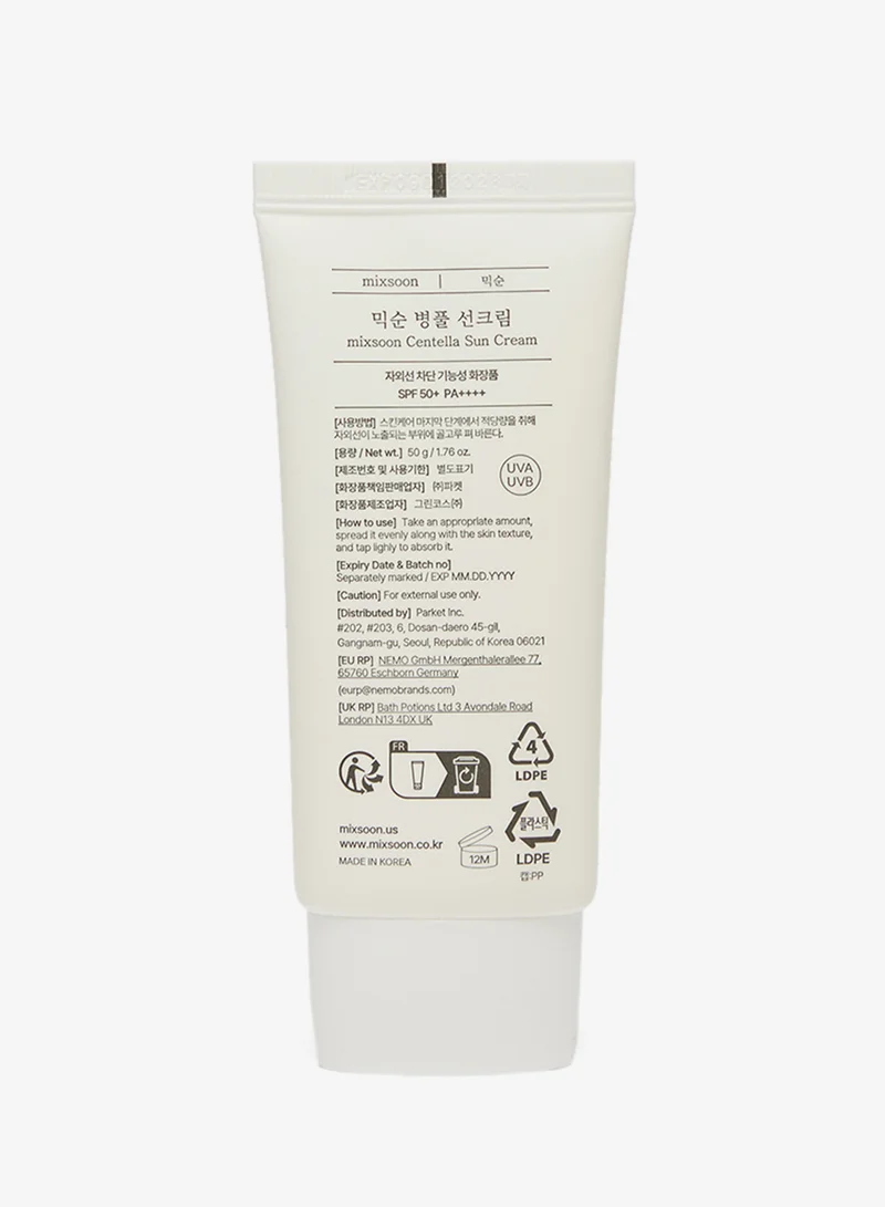 Mixsoon  Centella Sun Cream 50g  | Best Price UAE