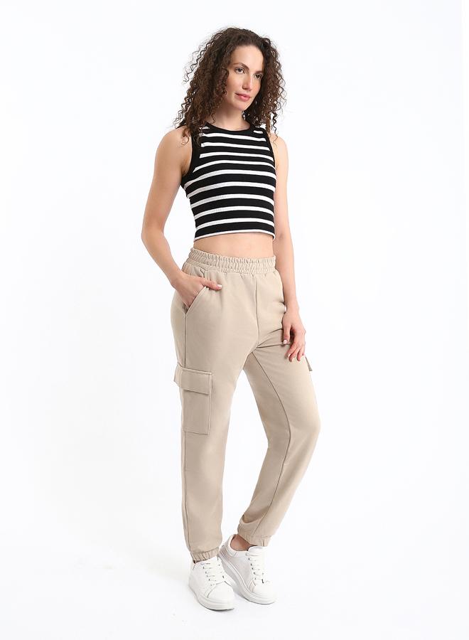 LC WAIKIKI Elasticated Waist Women's Jogger Sweatpants - Image 1