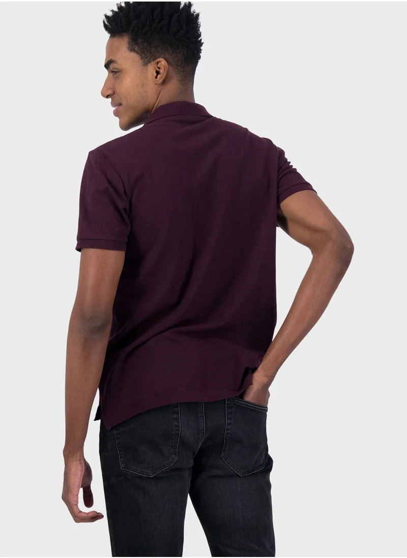 American Eagle Standard Fit Flex Polo