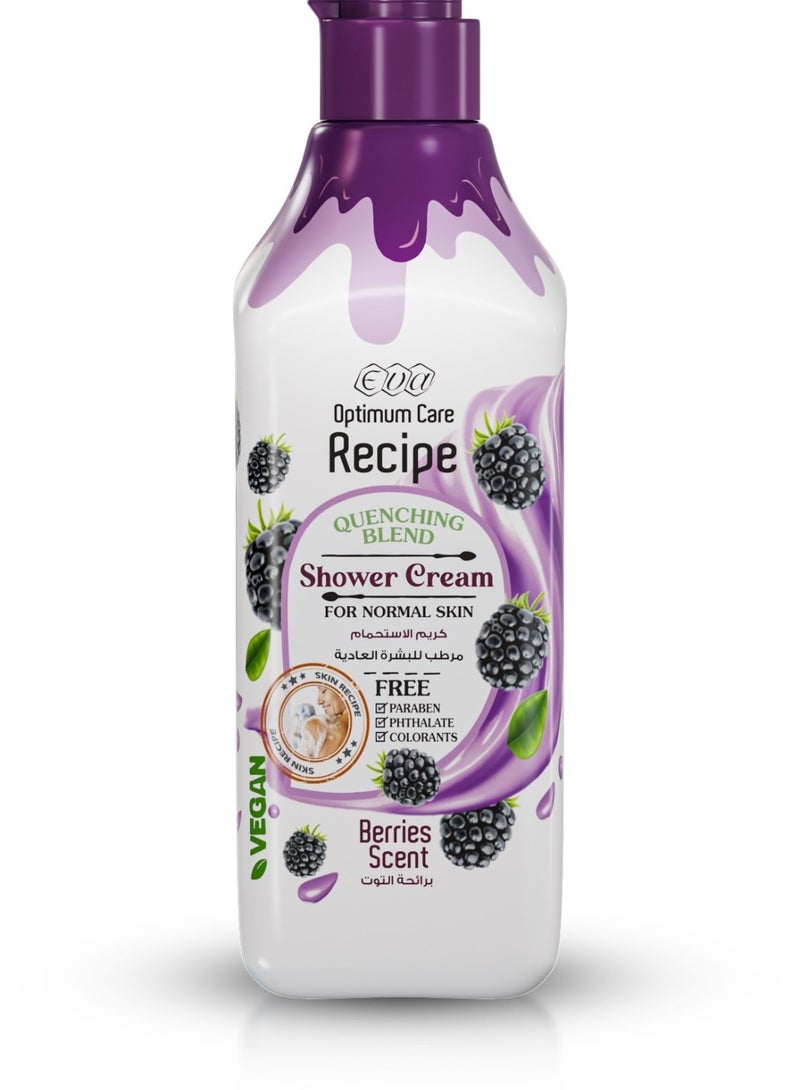 Eva Shower Cream for Normal Skin Berries Scent 370ML
