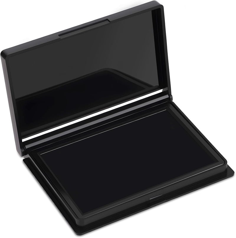 MERDTTES Black Ink Pad, 4 x 2.5 Inch Felt Stamp Pad, Versatile Use for Office, Crafting, Rubber & Clear Stamps - Image 1