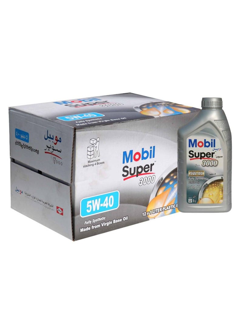 موبيل كرتون زيت محرك موبيل 5w40 علبة 12X