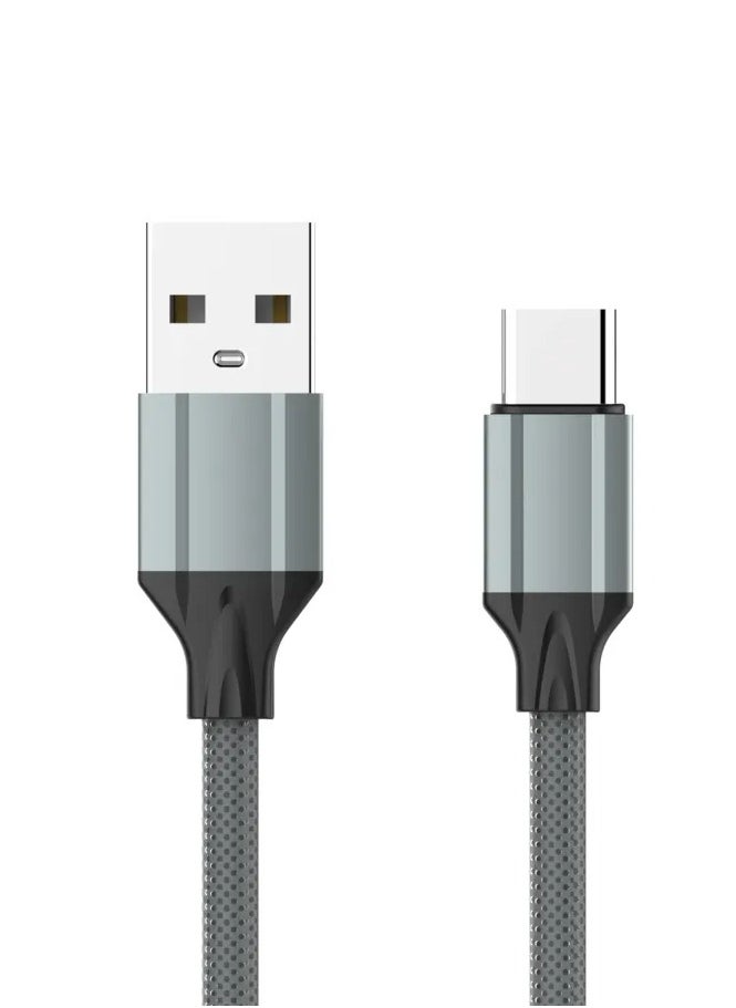 جيرلاكس كابل شحن ونقل بيانات USB إلى Type-c، ذكر إلى ذكر D2T، آمن ومستقر، متوافق للغاية، شحن عالي السرعة 7 أمبير وكابل نقل بيانات للهواتف الذكية والكمبيوتر الشخصي، 1 متر عالي الجودة  - Image 1