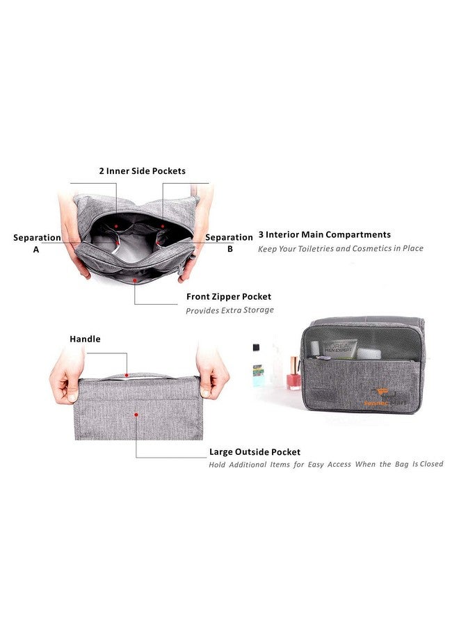 Fennec Mart Waterproof Multi-Functional Hanging Toiletry Travel Pouch | Toiletry Cosmetics, Makeup or Shaving Kit Pouch for Men and Women - Image 4