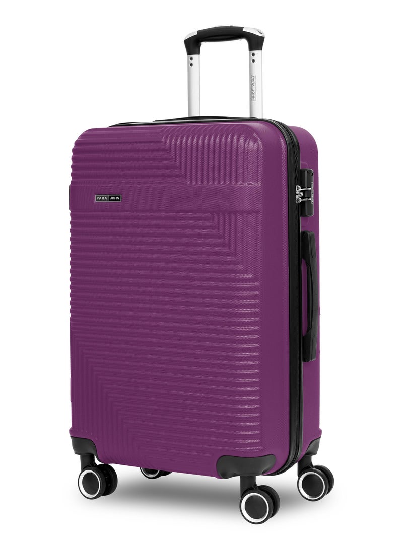 PARAJOHN Large Size Lightweigh ABS Hardside Spinner Luggage Trolley -28 Inch | Carrying 30KG 4-Wheel Hardshell Suitcase-Purple - Image 1