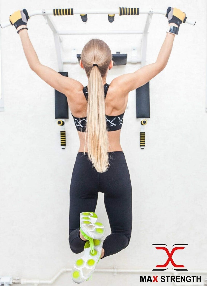 Max Strength شريط سحب أفقي متعدد الوظائف مثبت على الحائط - Image 1