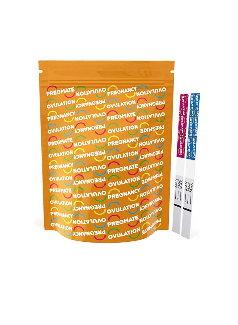 PREGMATE Pregmate 100 Ovulation and 50 Pregnancy Test Strips Predictor Kit
