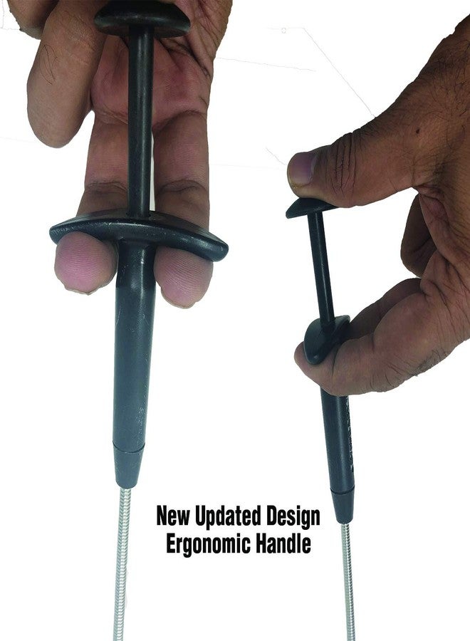 PermaFLOW PF WaterWorks GrabEASY 60" Ergonomic Handle, Flexible 4 Claw Pick-Up Tool, Jewelry Retriever, Clog Remover, Drain Snake; PF0408 - Image 2