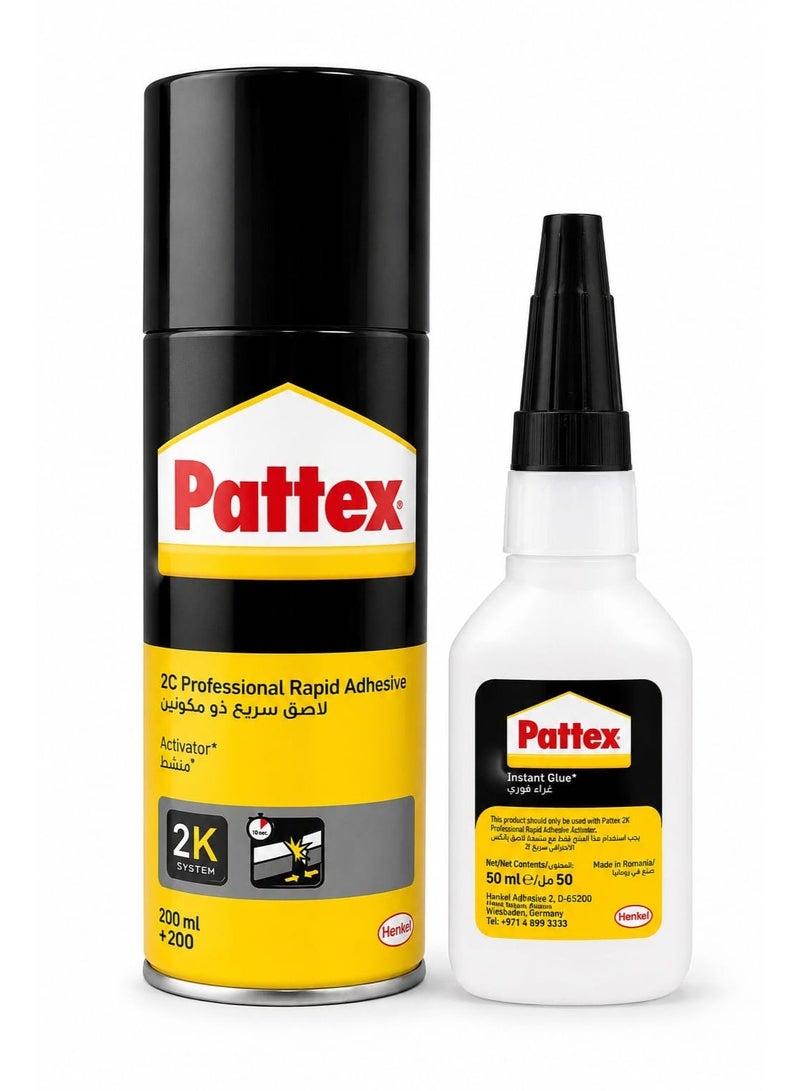 Pattex 2C Professional Rapid Adhesive - Image 1