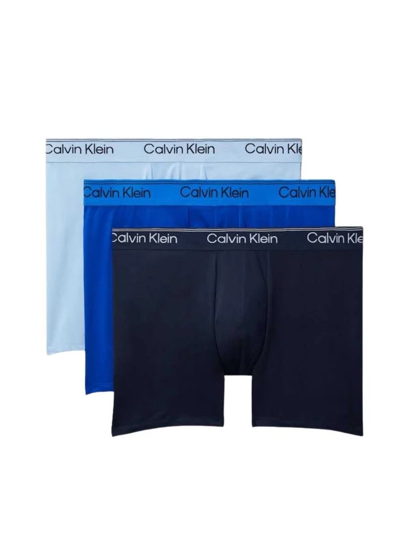 كالفن كلاين طقم 3 سراويل داخلية قصيرة - مايكروفايبر ستريتش
