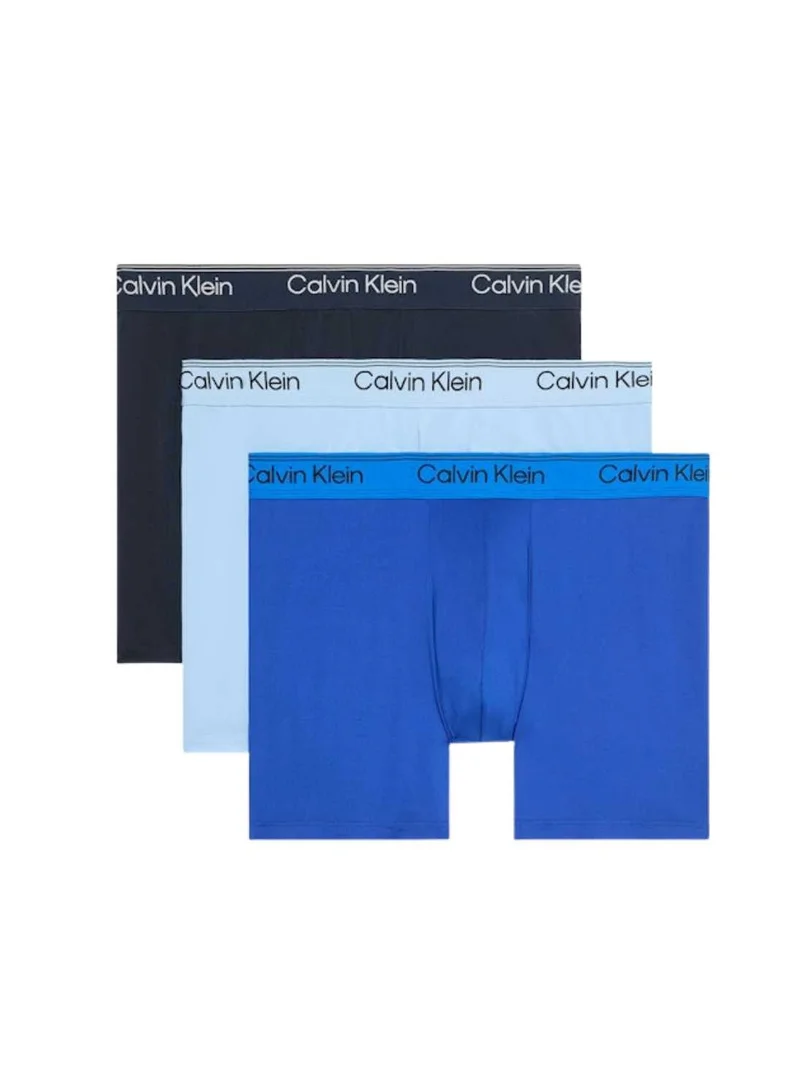 CALVIN KLEIN 3 Pack Boxer Briefs - Microfibre Stretch