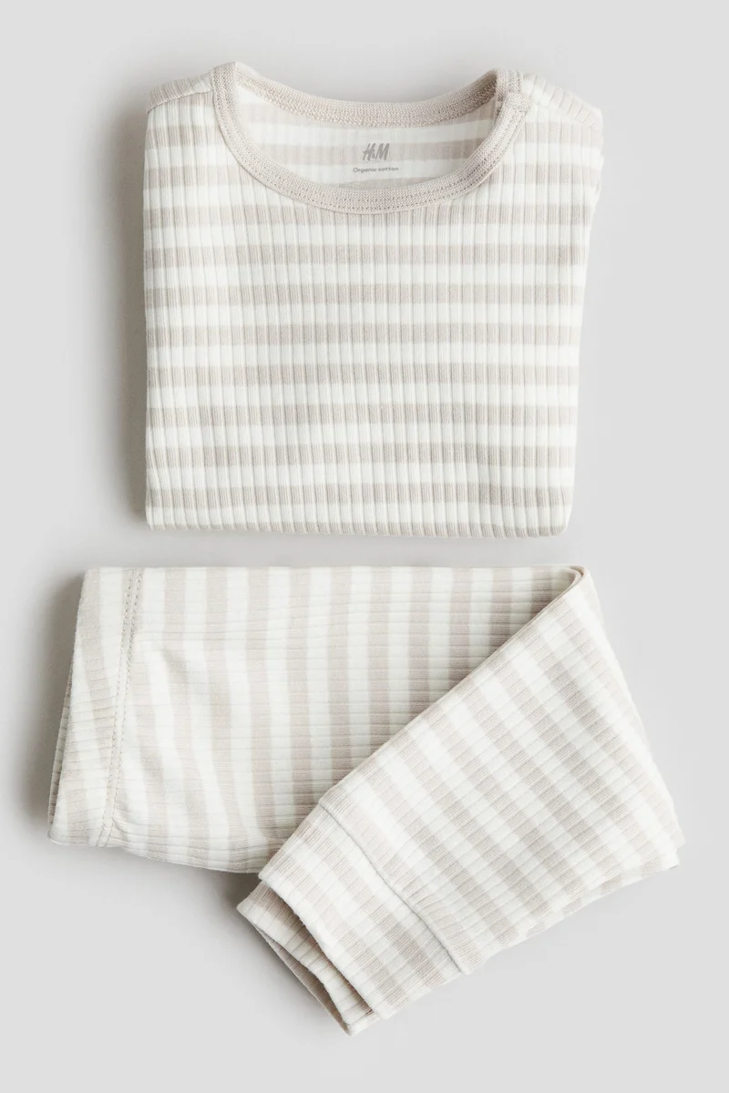 H&M Ribbed cotton set