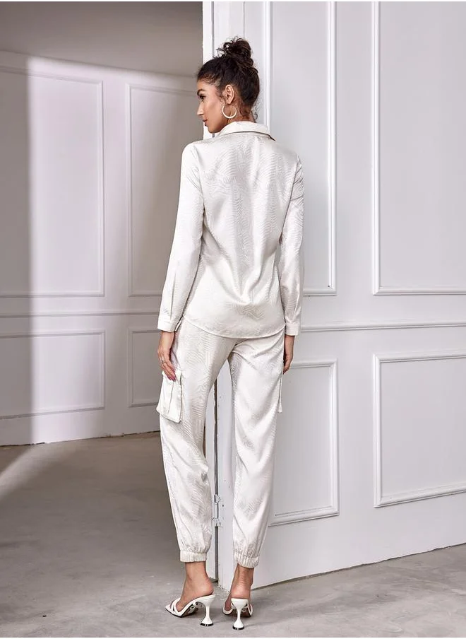 لوكس ويف Solid Loose Fit Pants by Styli