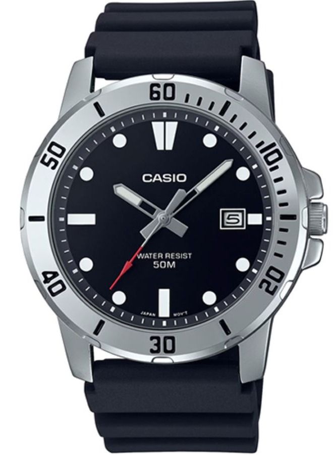 كاسيو ساعة كاسيو للرجال بسوار رايتنج موديل MTP-VD01-1EV - Image 1