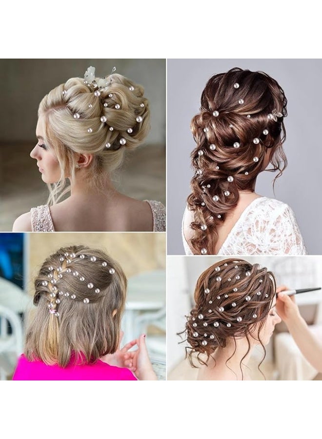 Self-Adhesive White Pearl Stickers for Face, Nails, and Hair – Various Sizes - Image 2