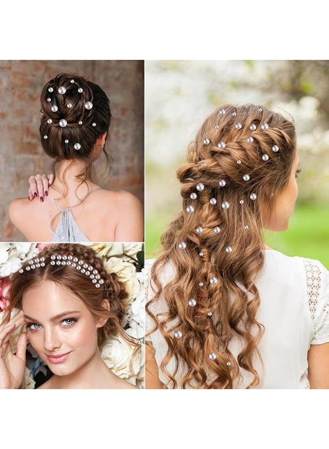 Self-Adhesive White Pearl Stickers for Face, Nails, and Hair – Various Sizes - Image 3