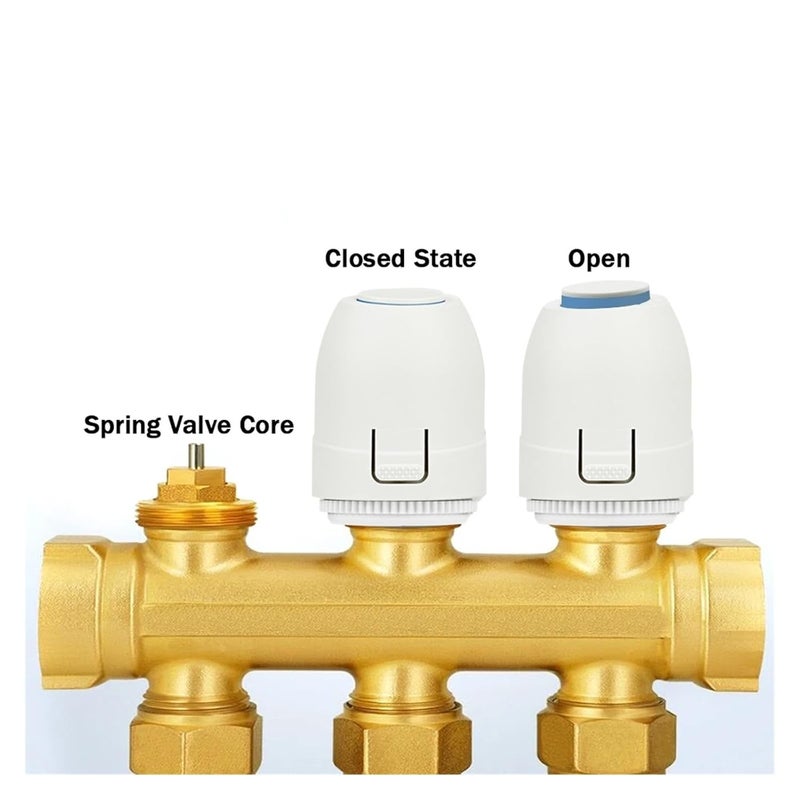 M30x1 5 NC AC 230V Electric Thermal Actuator Valve For Underfloor Heating Manifold - Image 5