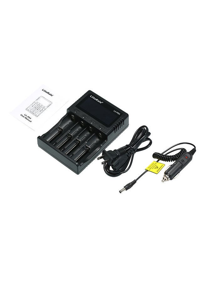 NIBEMINENT LCD Display 4 Slots Intelligent Battery Charger Kit  - Image 2