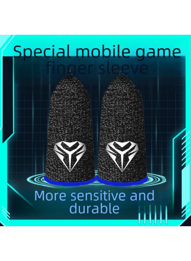 Explosive Game Finger Sleeve Eating Chicken Artifact King Electric Finger Sleeve Mobile Phone Touch Professional Breathable Sweat-proof Hand Swimming Finger Sleeve-Product Color:【Yellow】 24 Needle S  - Image 4